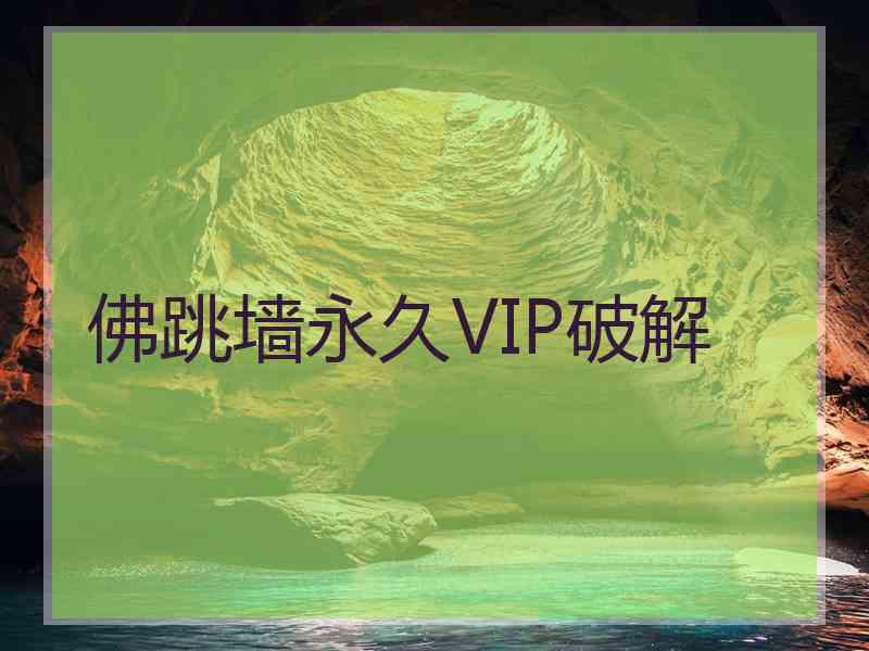 佛跳墙永久VIP破解