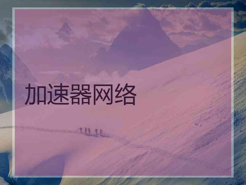 加速器网络