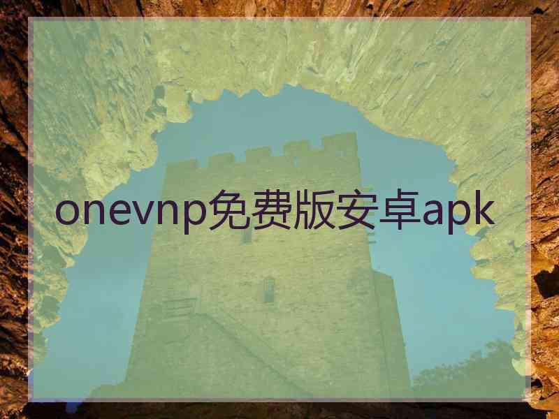 onevnp免费版安卓apk