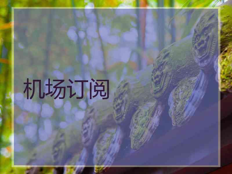 机场订阅