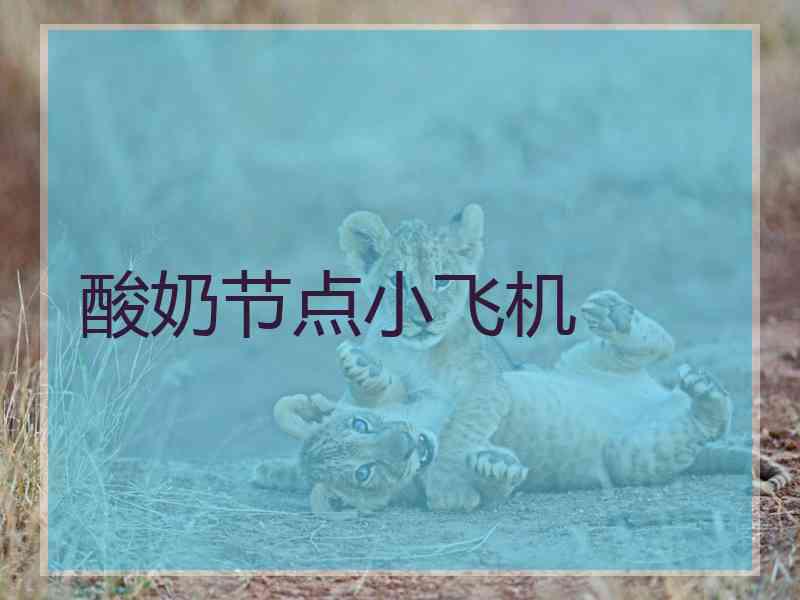 酸奶节点小飞机