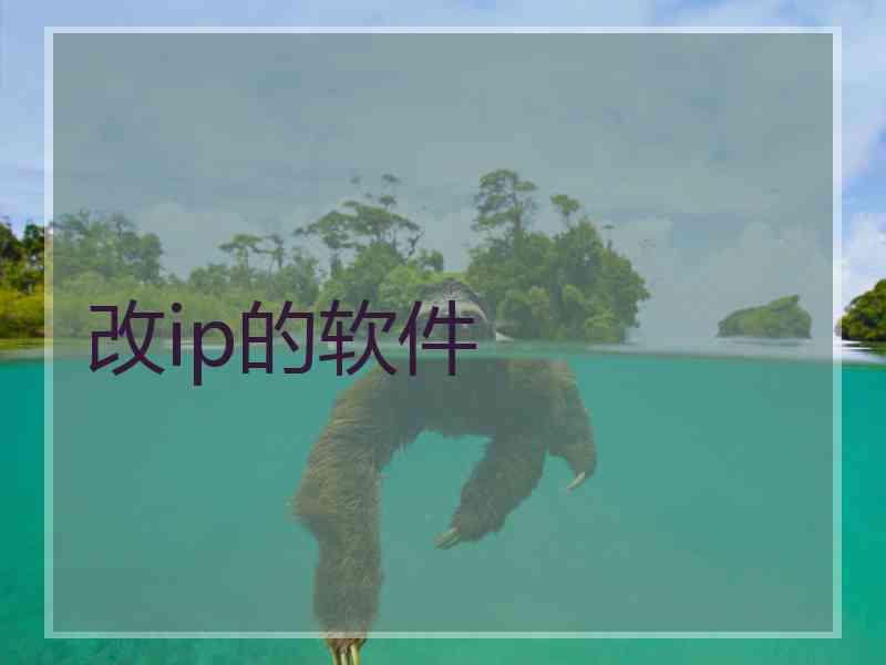 改ip的软件