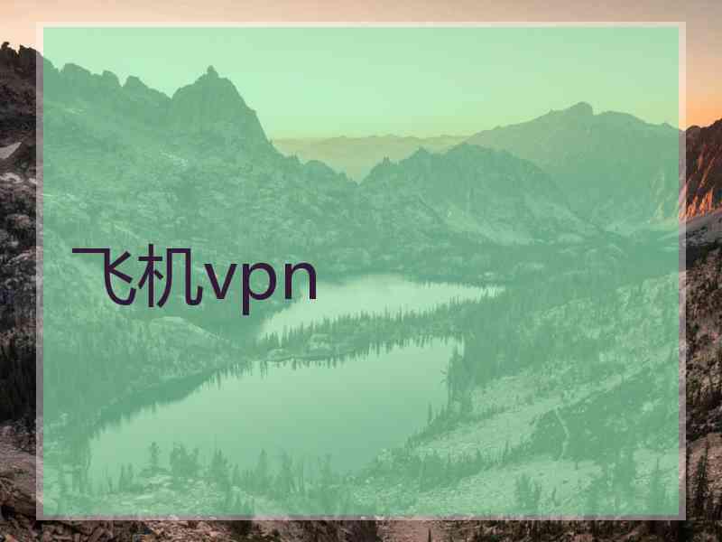 飞机vpn