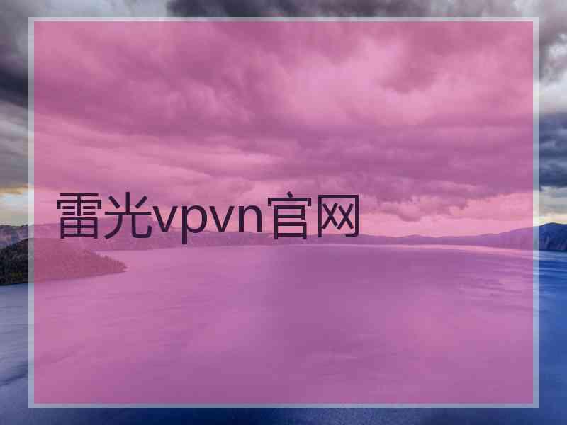 雷光vpvn官网