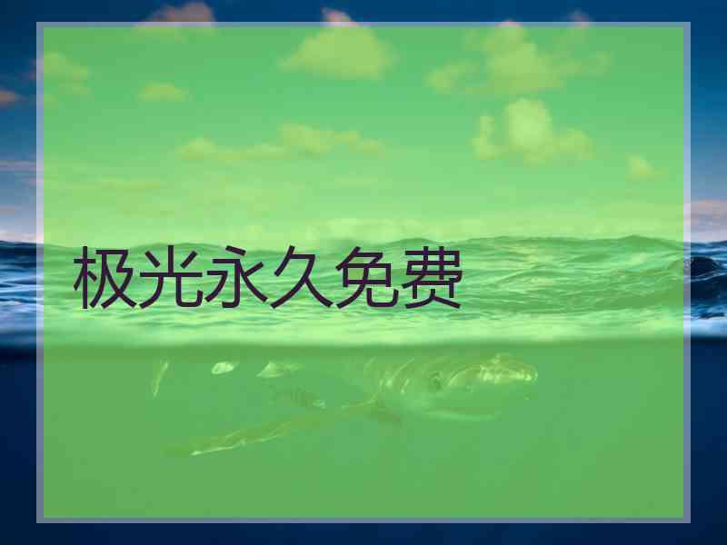 极光永久免费