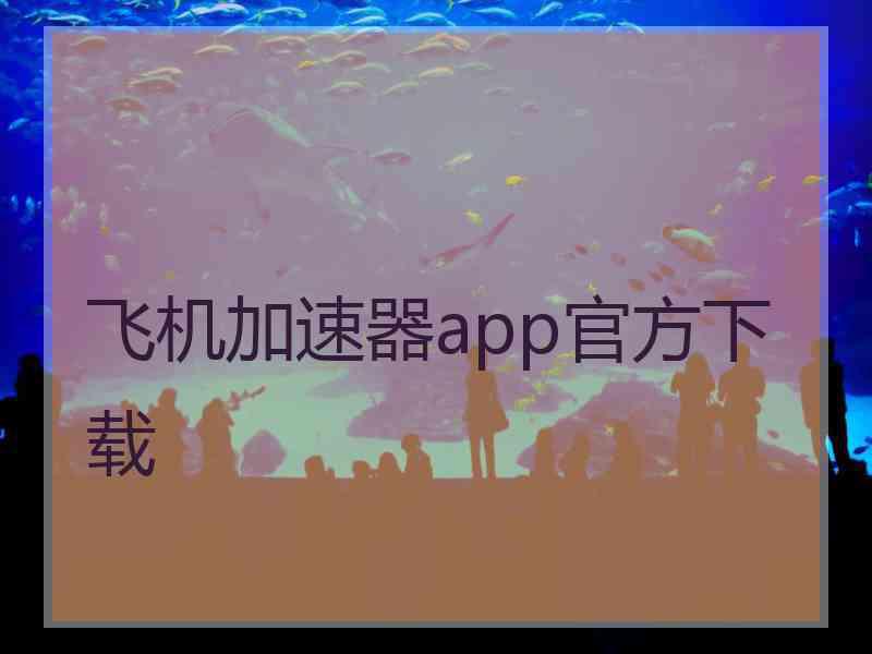 飞机加速器app官方下载