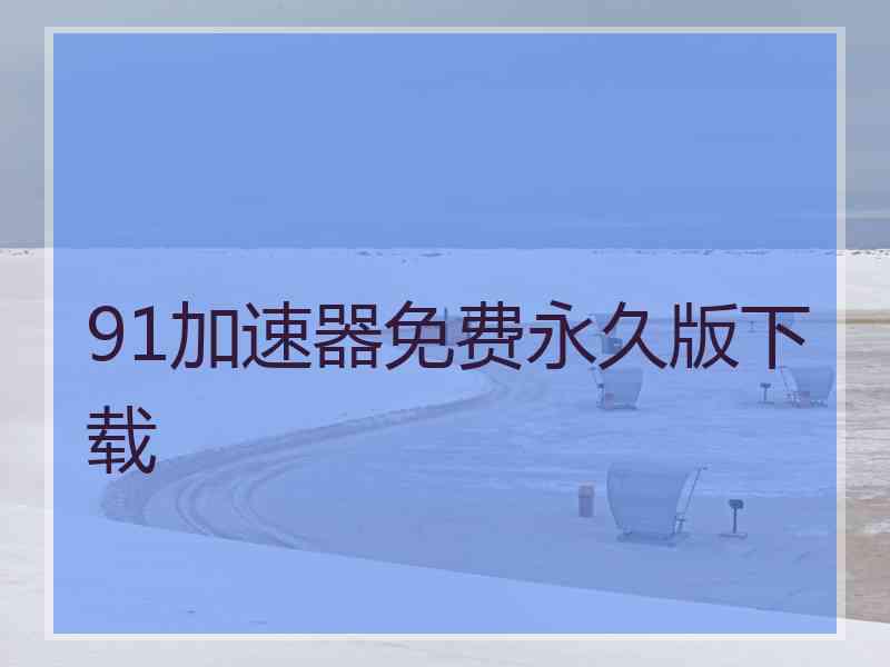 91加速器免费永久版下载