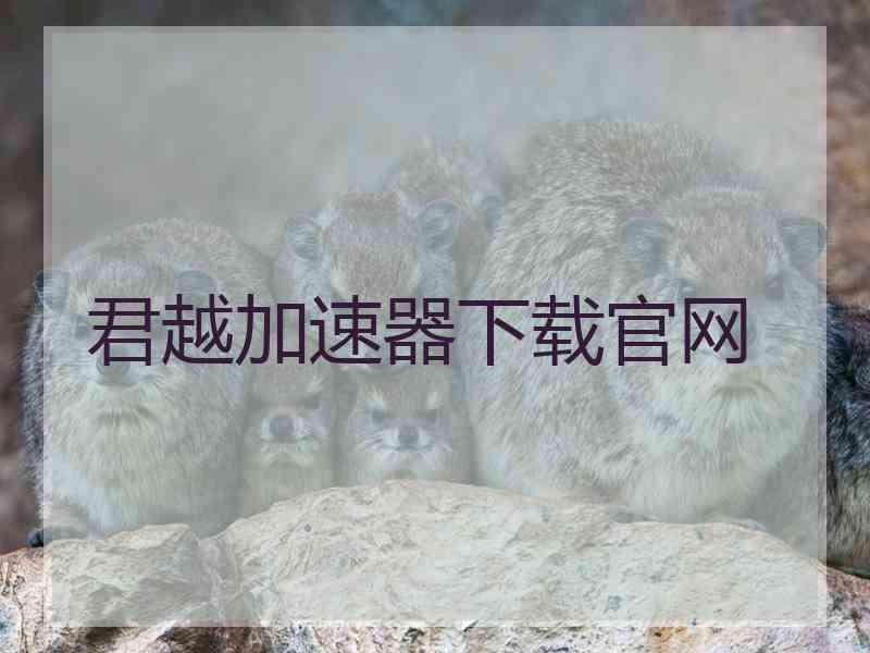 君越加速器下载官网