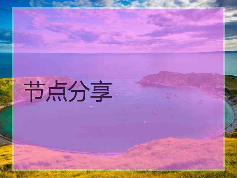 节点分享