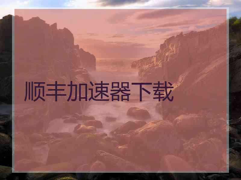 顺丰加速器下载