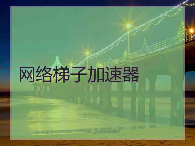 网络梯子加速器