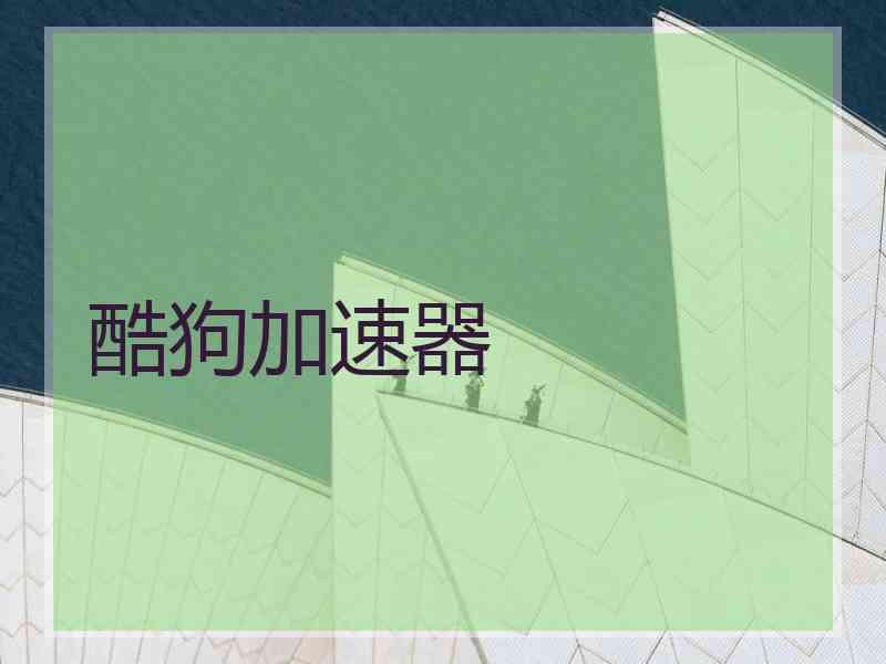 酷狗加速器