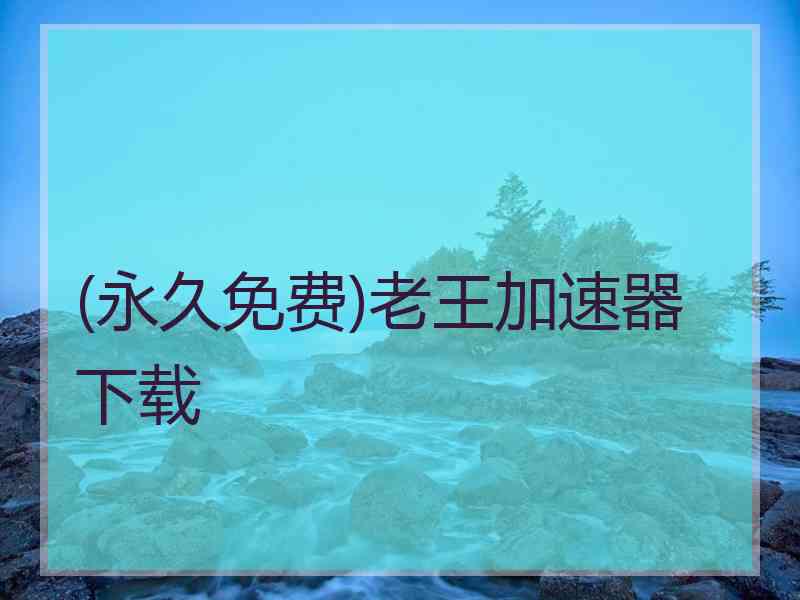 (永久免费)老王加速器下载