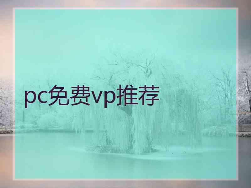 pc免费vp推荐