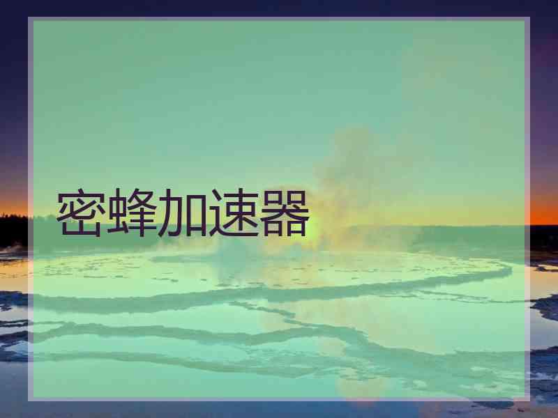密蜂加速器