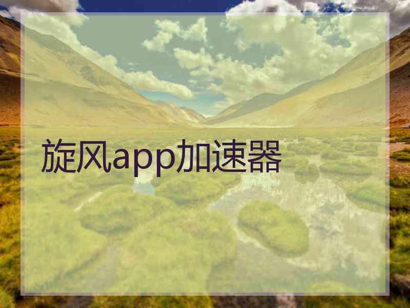 旋风app加速器