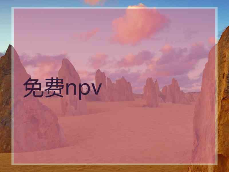 免费npv
