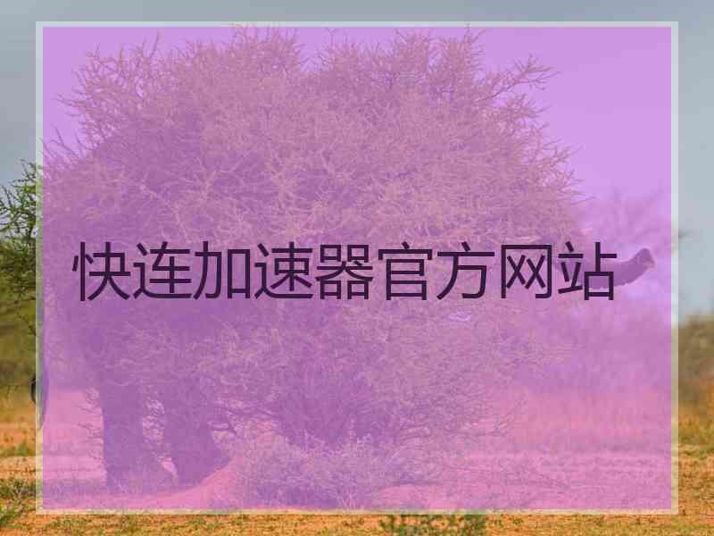快连加速器官方网站