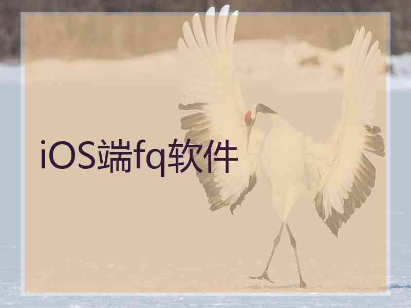 iOS端fq软件