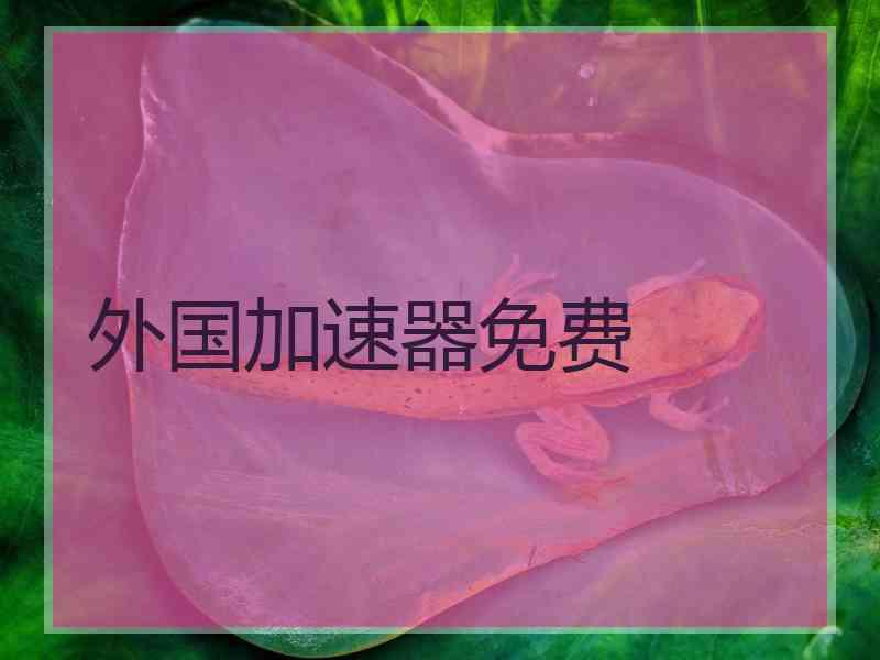 外国加速器免费