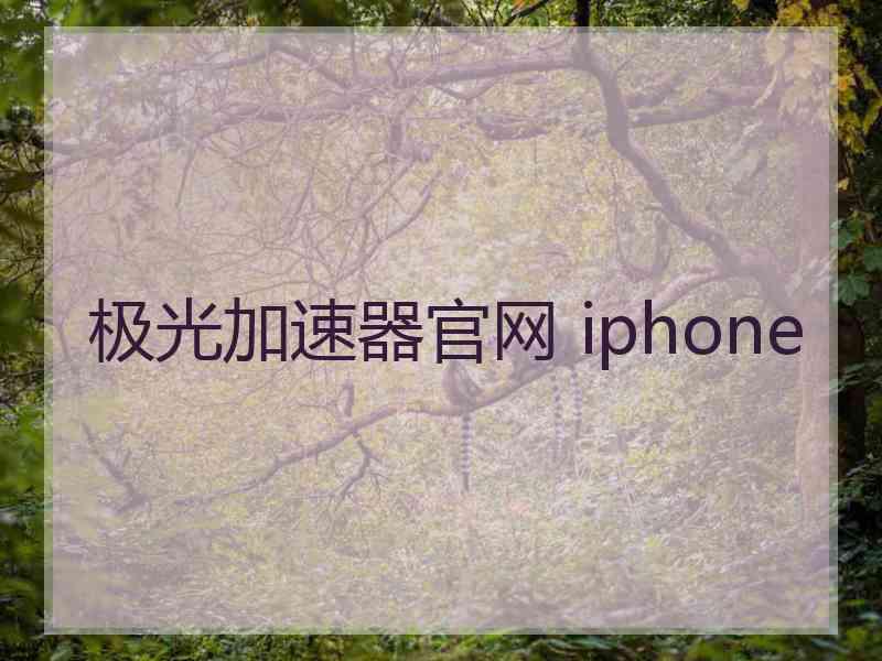 极光加速器官网 iphone
