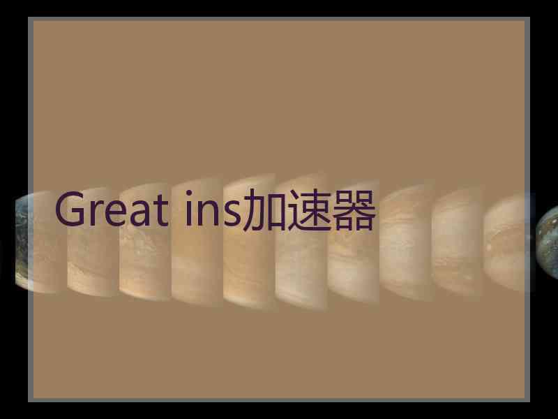 Great ins加速器