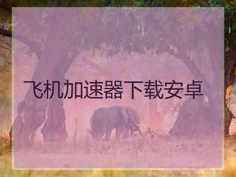 飞机加速器下载安卓
