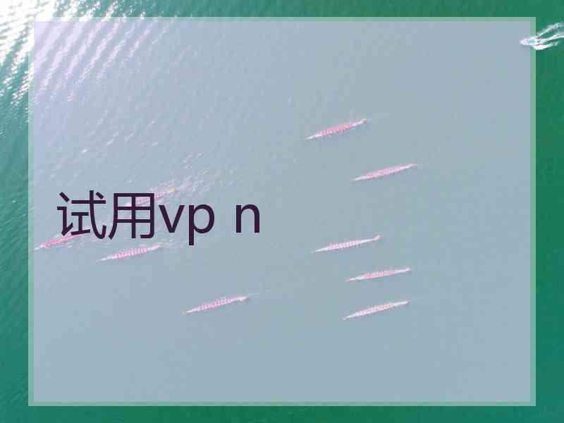 试用vp n