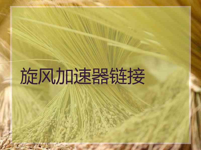 旋风加速器链接