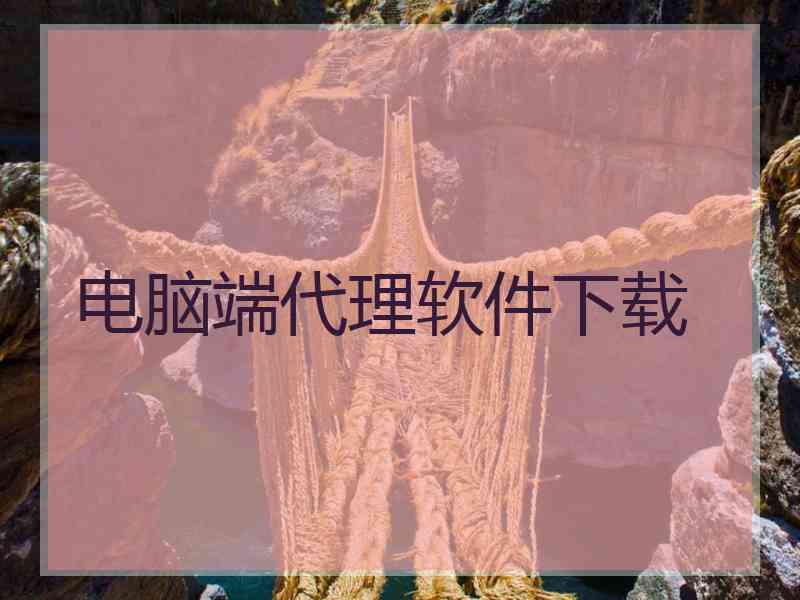 电脑端代理软件下载