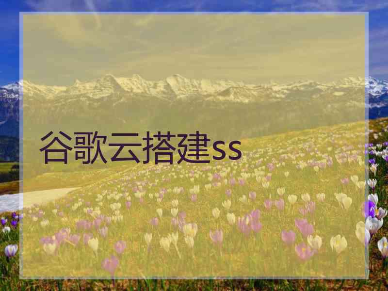 谷歌云搭建ss