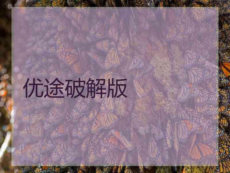 优途破解版