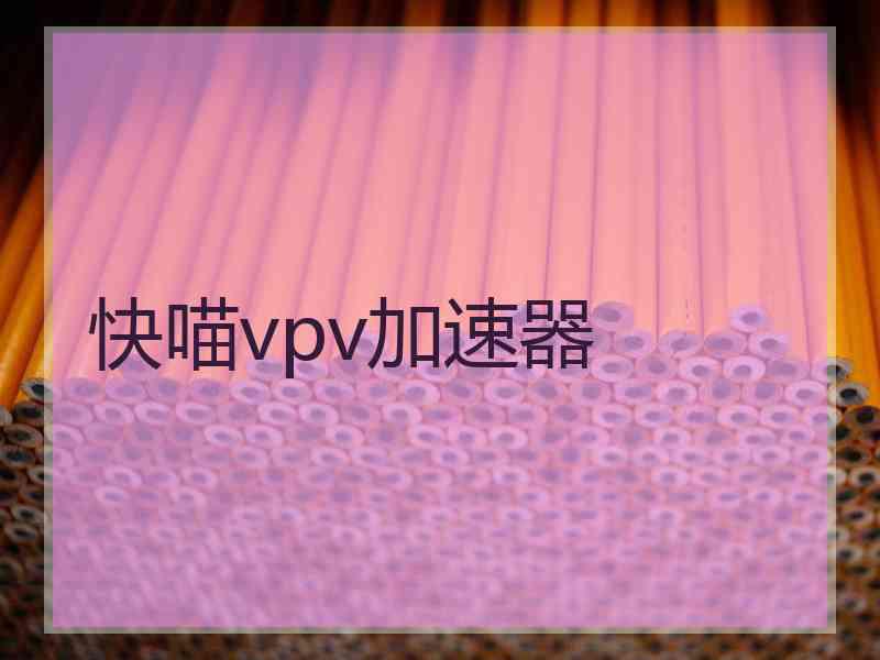 快喵vpv加速器