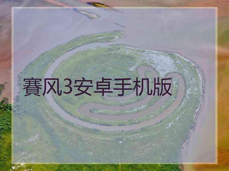 賽风3安卓手机版