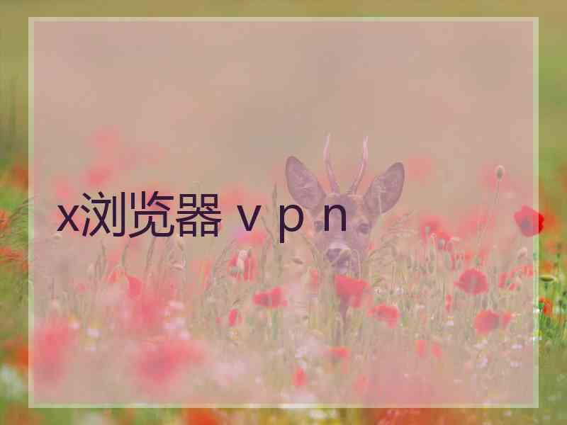 x浏览器 v p n