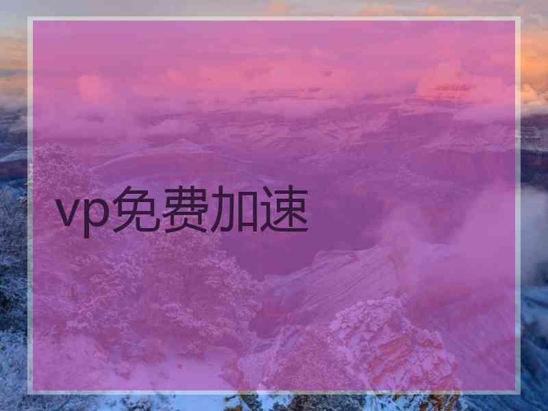 vp免费加速
