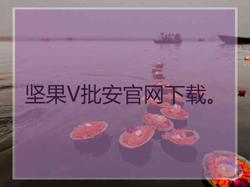 坚果V批安官网下载。