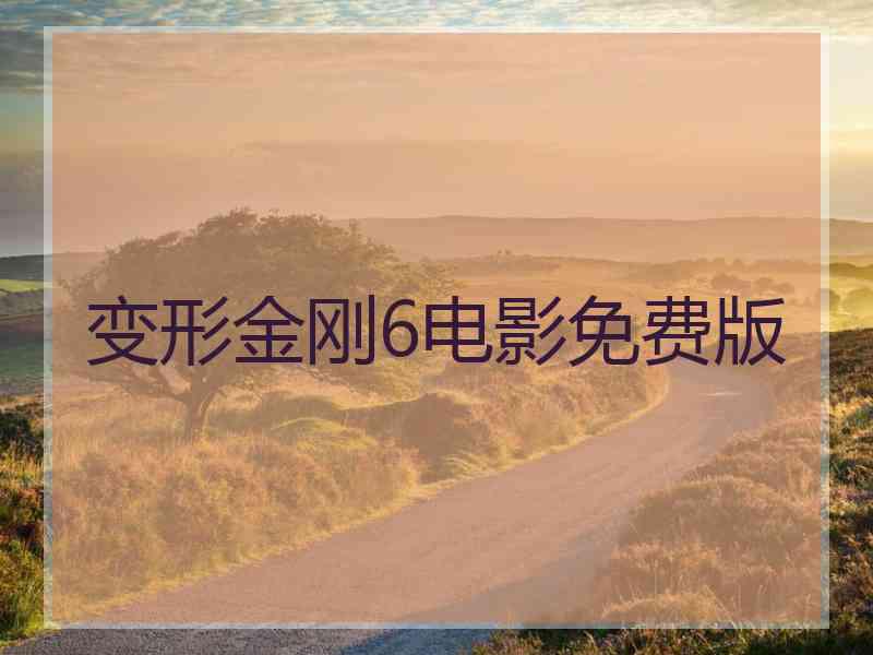 变形金刚6电影免费版