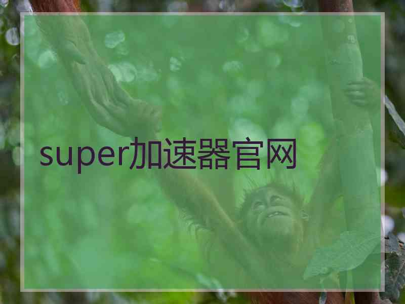 super加速器官网