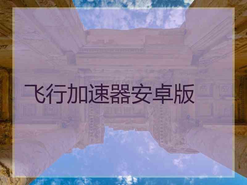 飞行加速器安卓版