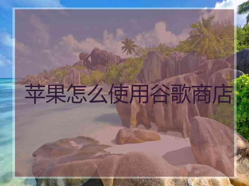 苹果怎么使用谷歌商店