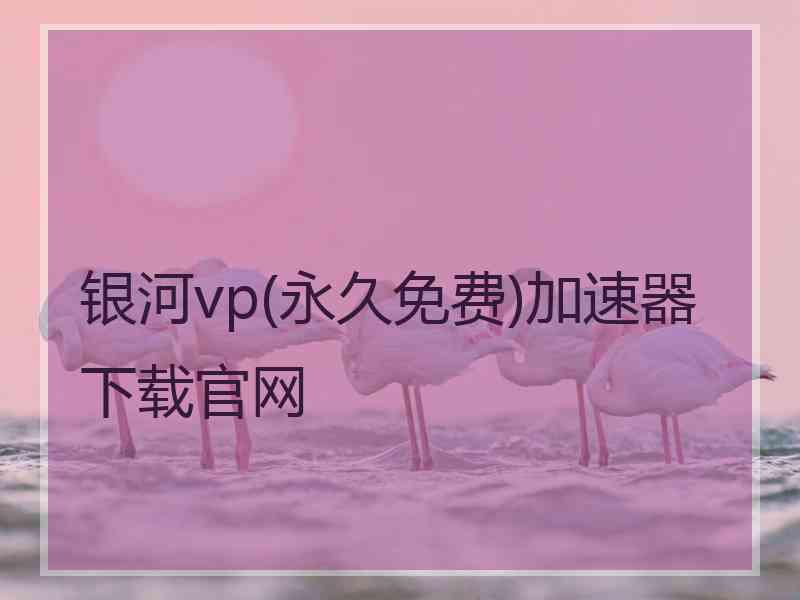 银河vp(永久免费)加速器下载官网
