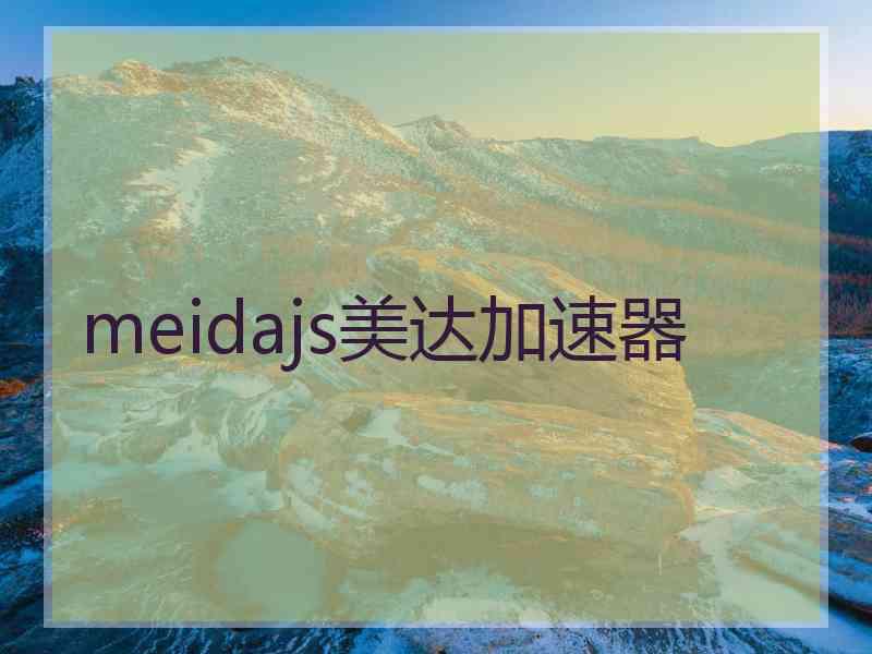 meidajs美达加速器