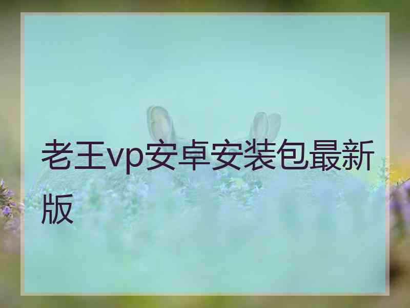 老王vp安卓安装包最新版