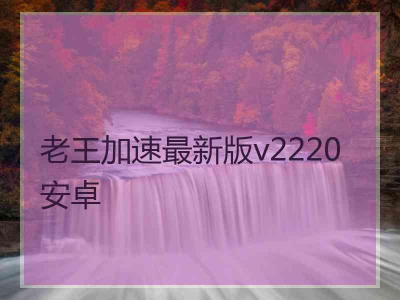 老王加速最新版v2220安卓
