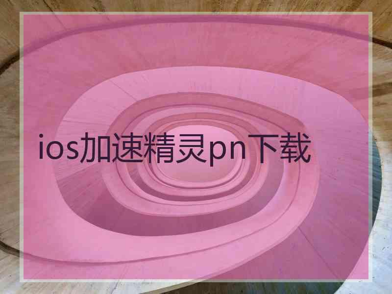 ios加速精灵pn下载