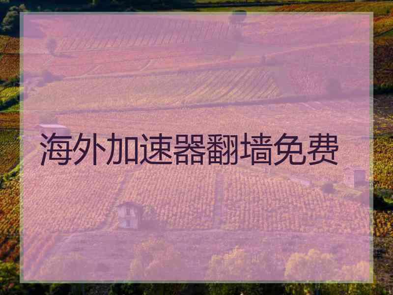 海外加速器翻墙免费