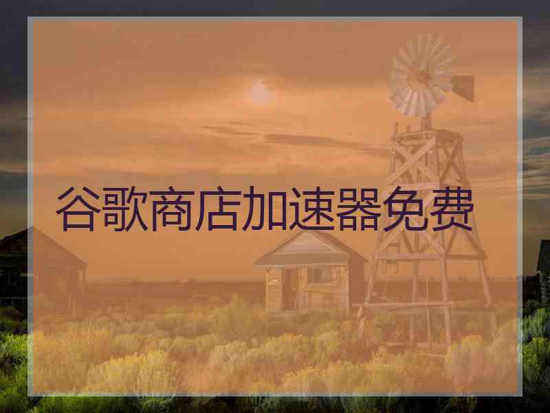 谷歌商店加速器免费