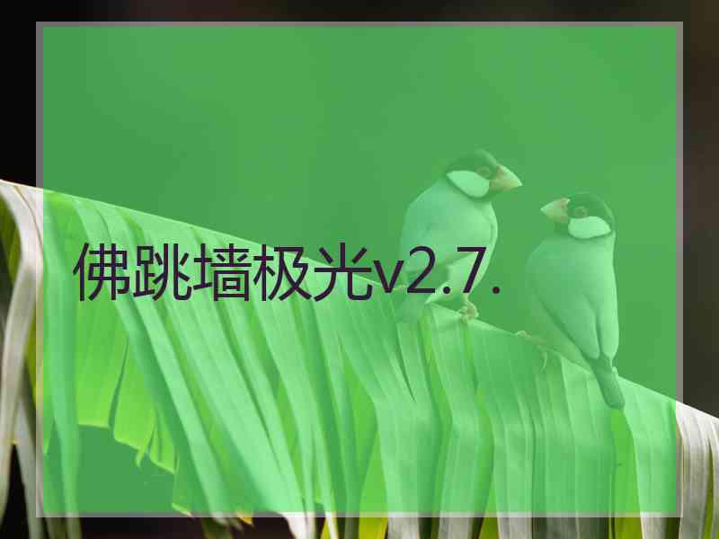佛跳墙极光v2.7.