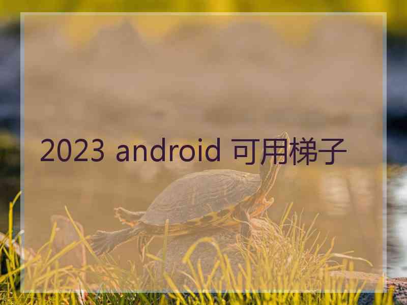 2023 android 可用梯子